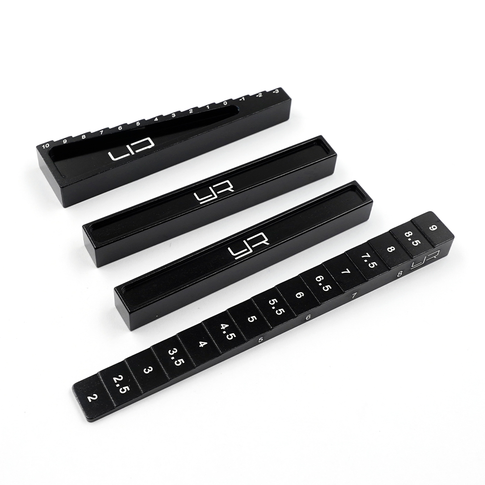 Yeah Racing Chassis Setting Kit Black For 1:10 &amp; 1:8 On Road (YT-0025BK)