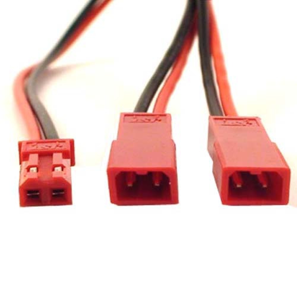 Yeah Racing 20CM JST Y Connector - Male to Female/Female (WPT-0037)