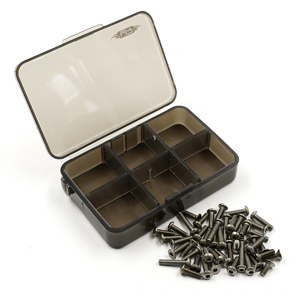 Yeah Racing Titanium Screw Assorted Set with FREE Mini Box for Tamiya TT01E (TS-TT01E)