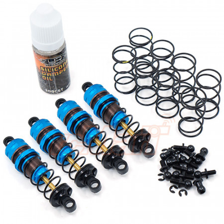 Yeah Racing Shock-Gear 60mm Damper Set Blue 1/10 RC Off Road Car Tamiya (DSG-0060BU)