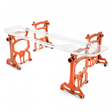 Yeah Racing Universal Set Up System Ver.3 For 1/10 On Road Orange With Bag (YT-0140OR)