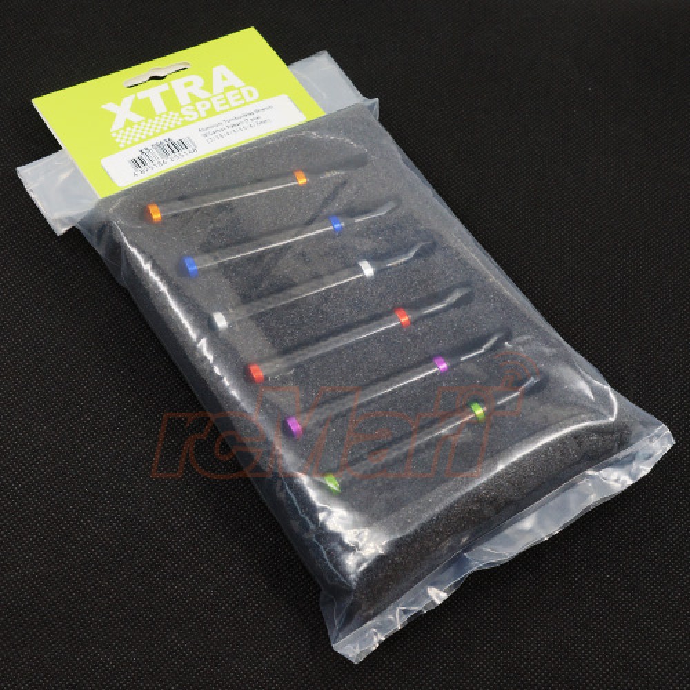 Xtra Speed Metal Turnbuckle Wrenches w/ Carbon Pattern Handle 3/3.5/4/5/5.5/6/7mm