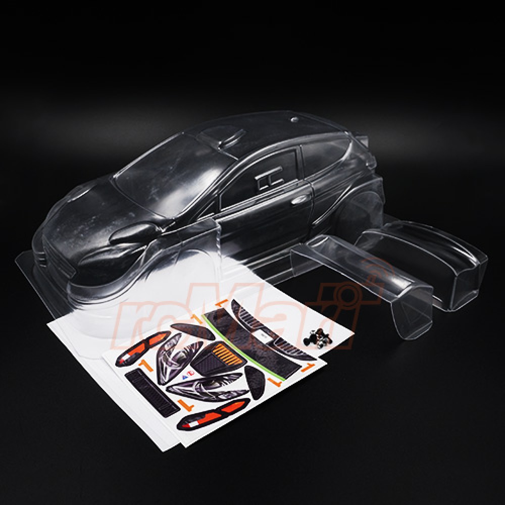 Slidelogy 1/10 Mini Rally Clear Body - M-Chassis (210mm) (SDY-0177)