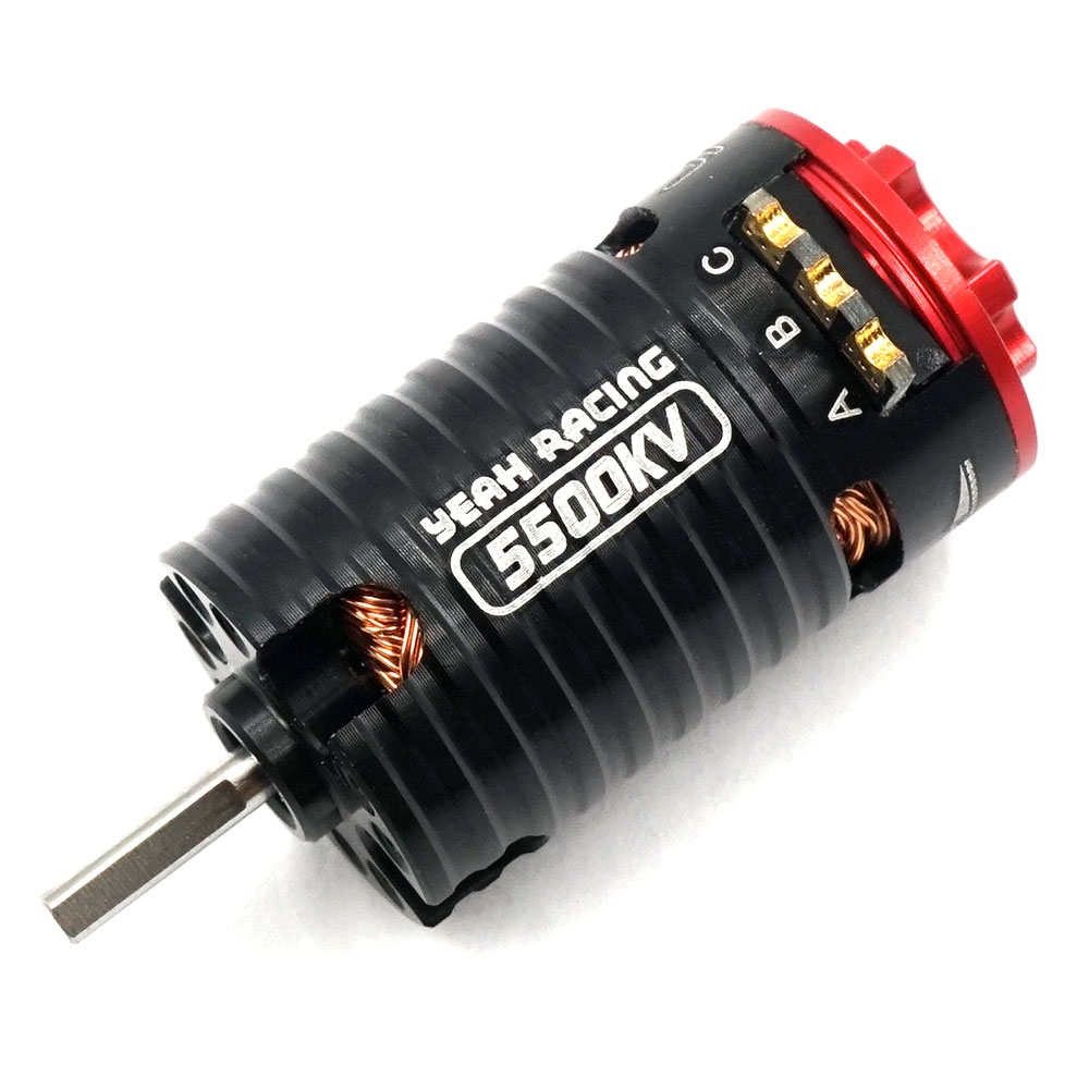 yeah Racing Aluminum 5500KV Sensorless Brushless Motor For 1:28 &amp; 1:24 Mini Car (MT-0041)