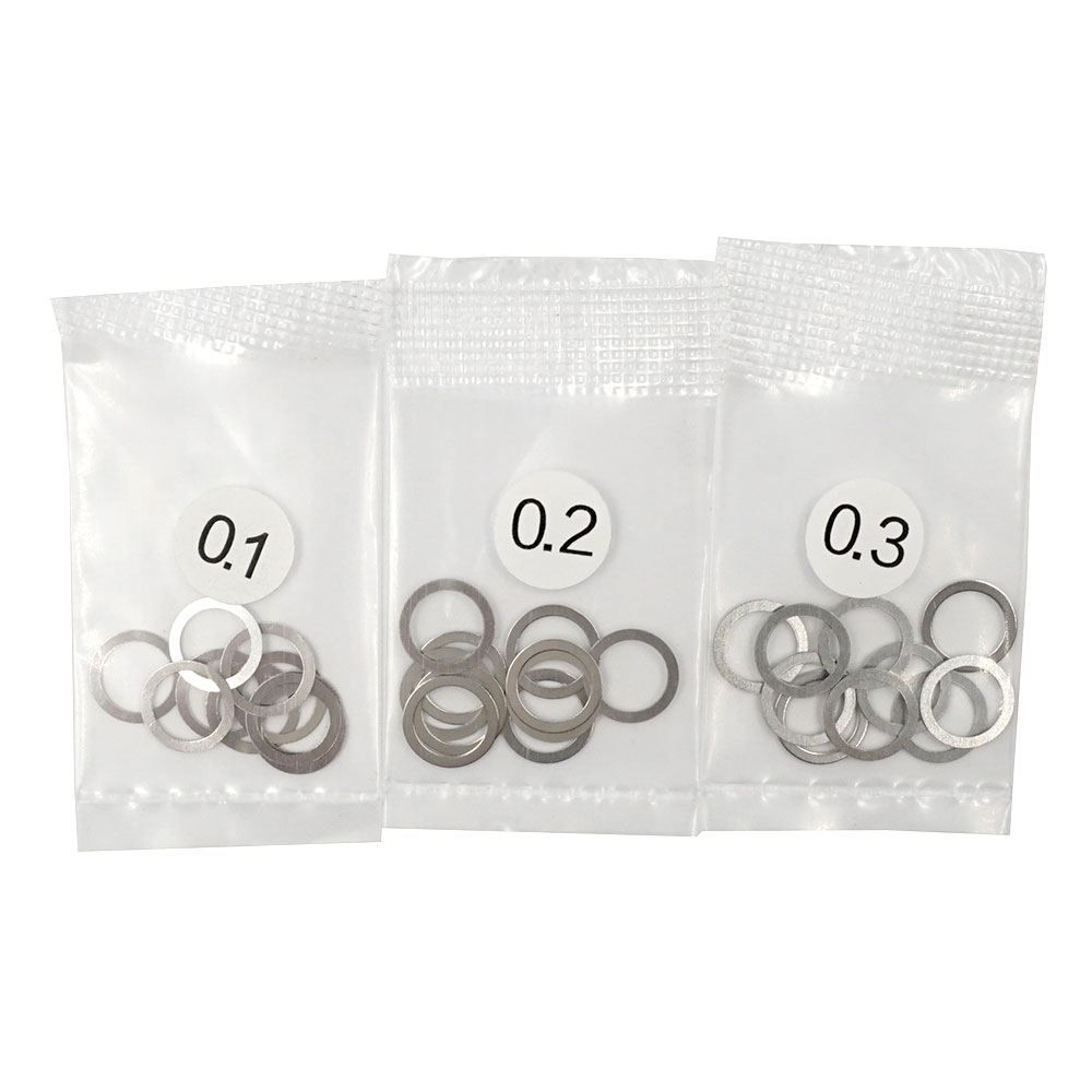 Yeah Racing 6x8mm Stainless Steel Spacer Set 0.1 0.2 0.3mm (YA-0646)