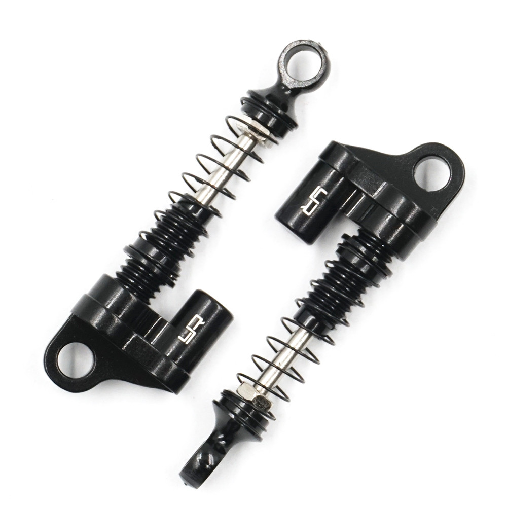 Yeah Racing Aluminium Shock Pair For Axial SCX24 Black (AXSC-047BK)