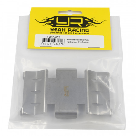 Yeah Racing Stainless Steel Skid Plate For Element 1/10 Enduro (EMED-002)