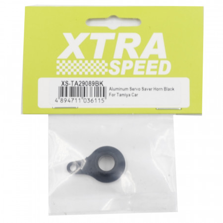 Xtra Speed Aluminium Servo Saver Horn Black - Tamiya 51000 Servo Saver (XS-TA29089BK)