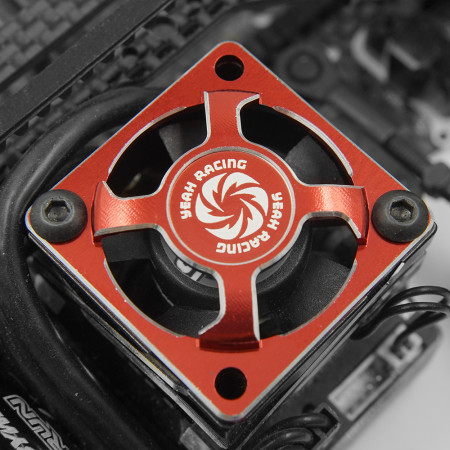Yeah Racing Aluminum 30x30mm Fan Protector Black (YA-0703BK)