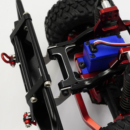 Yeah Racing Aluminium Bumper Mount 2pcs (F&amp;R) Traxxas TRX-4M (TR4M-016BK)