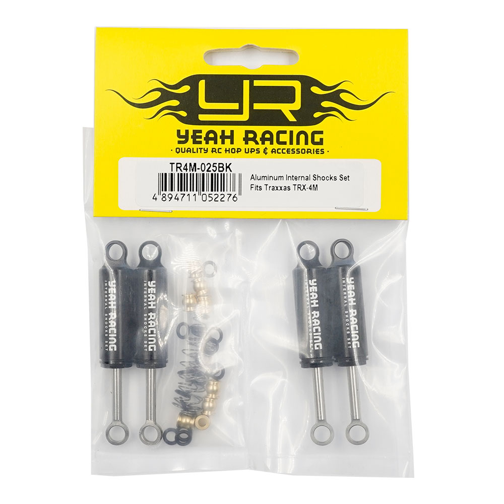 Yeah Racing Aluminium Internal Shocks Set Traxxas TRX-4M  (TR4M-025BK)