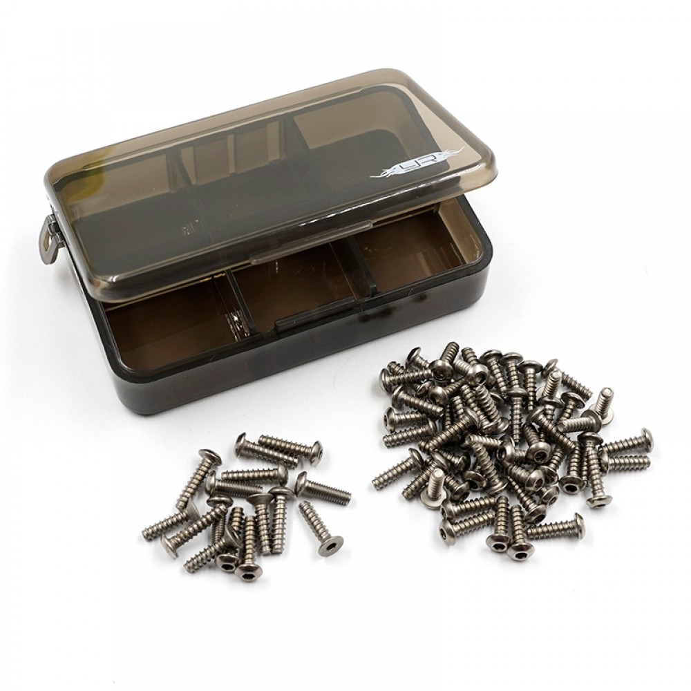Yeah Racing Titanium Screw Assorted Set w/Box Tamiya MB-01 (TSAS-0014)