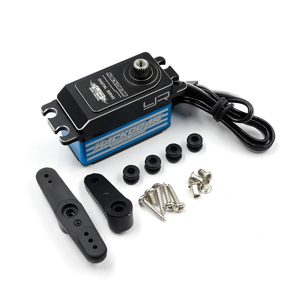 Yeah Racing Aluminium Case 10kg, 0.08 Sec Hackgear Low Profile Digital Servo (YE-0045BU)