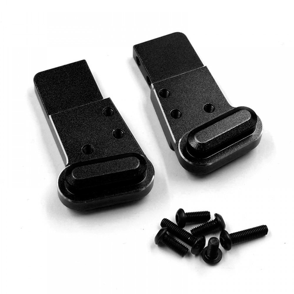 Xtra Speed Aluminium Rear Hanger 8mm Black For Tamiya Hornet, Grasshopper, Lunchbox (XS-TA29160BK)