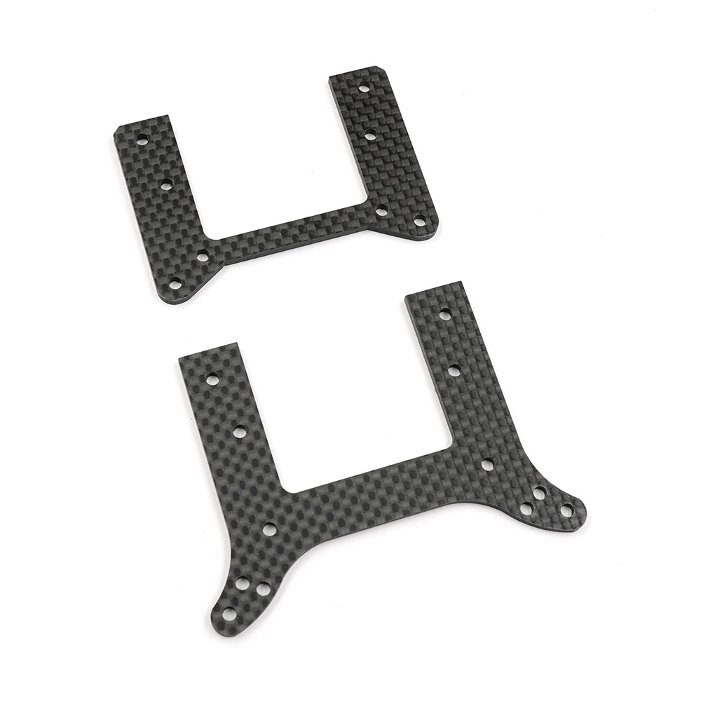 Yeah Racing Graphite Front &amp; Rear Shock Tower Yokomo 870C Super Dog Fighter YZ10 2023 (YKDF-003BK)