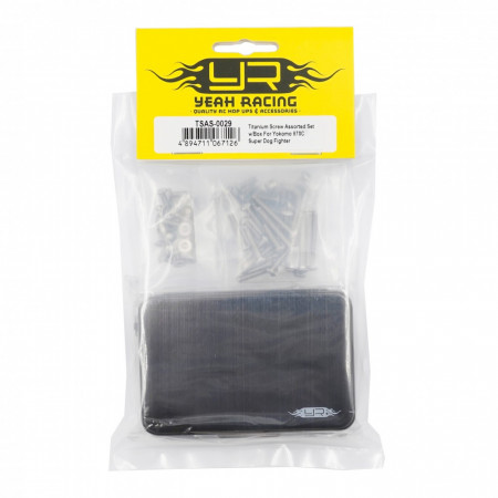 Yeah Racing Titanium Screw Assorted Set w/Box For Yokomo 870C Super Dog Fighter (TSAS-0029)