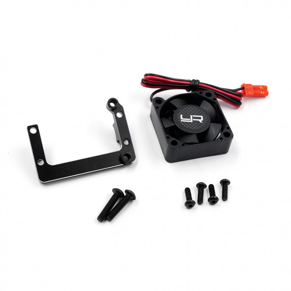 Yeah Racing Aluminium Center Cap Holder w/YA-0180 Tornado Fan For Yokomo 870C Super Dog Fighter (YKDF-010BK)