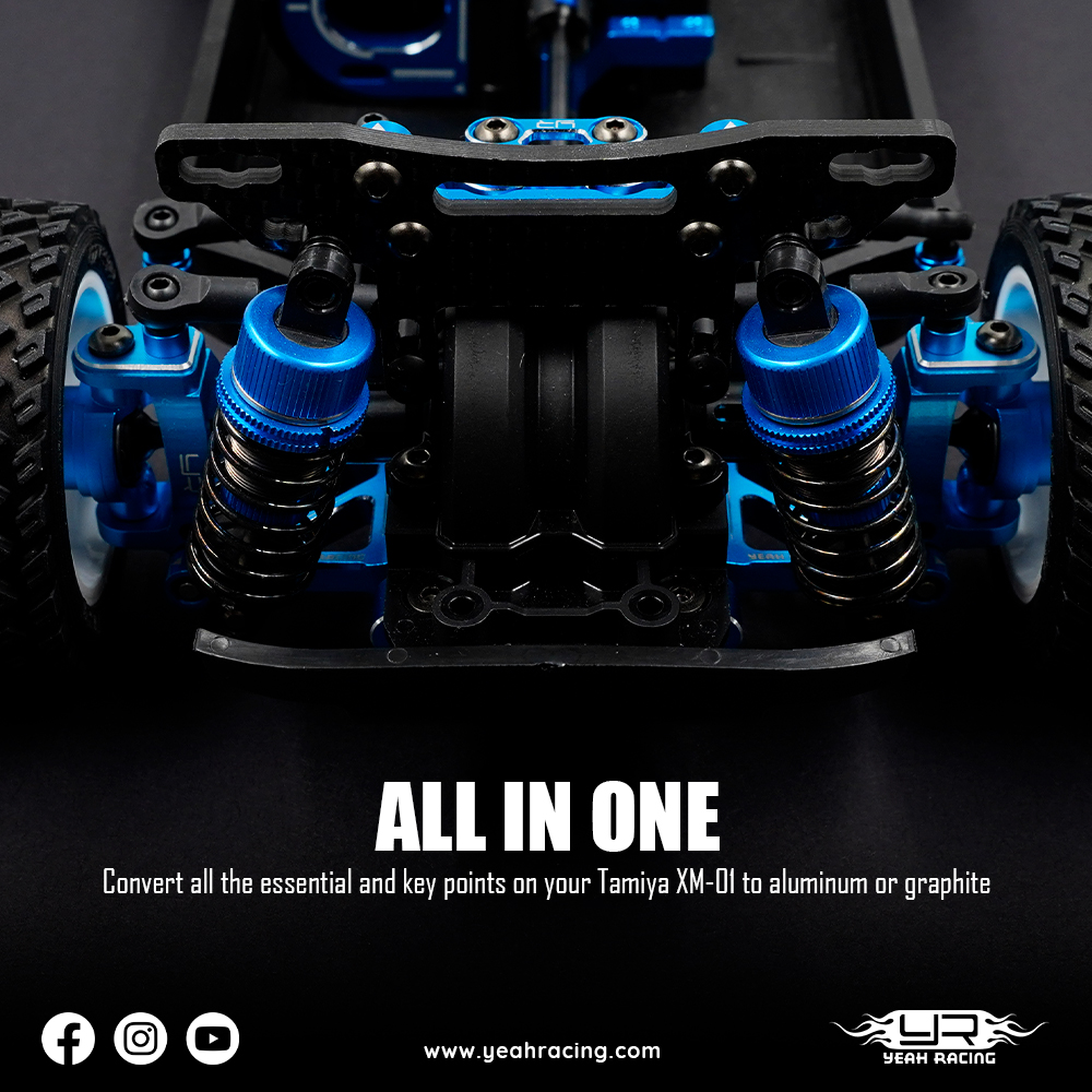 Aluminum Essential Conversion Kit For Tamiya XM-01 PRO (TAXM-S01BU)
