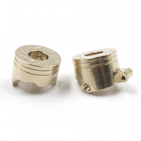 Yeah Racing Brass Steering Knuckles 8g each For Axial SCX30 (AXSC-107GD)