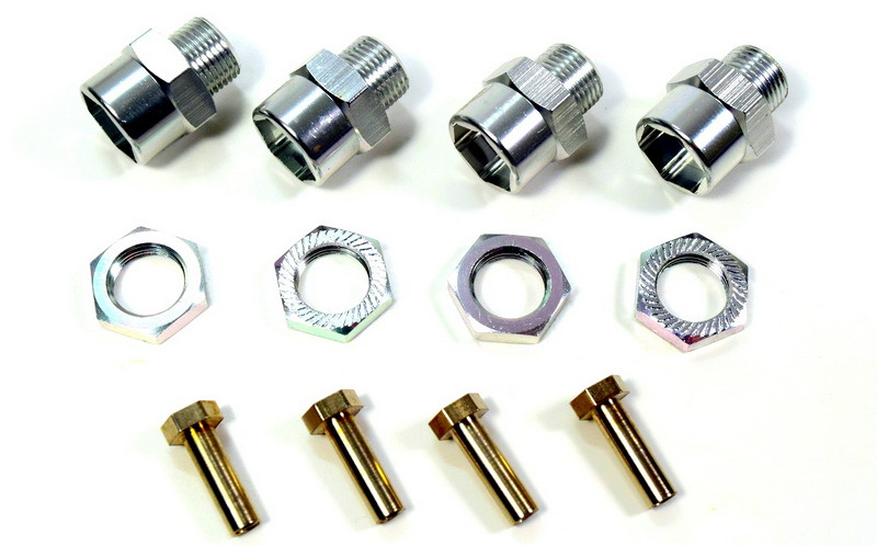 Absima 1:10 Aluminium 12mm To 17mm Extension Rims Hub (+15mm) ( AB 2560023)