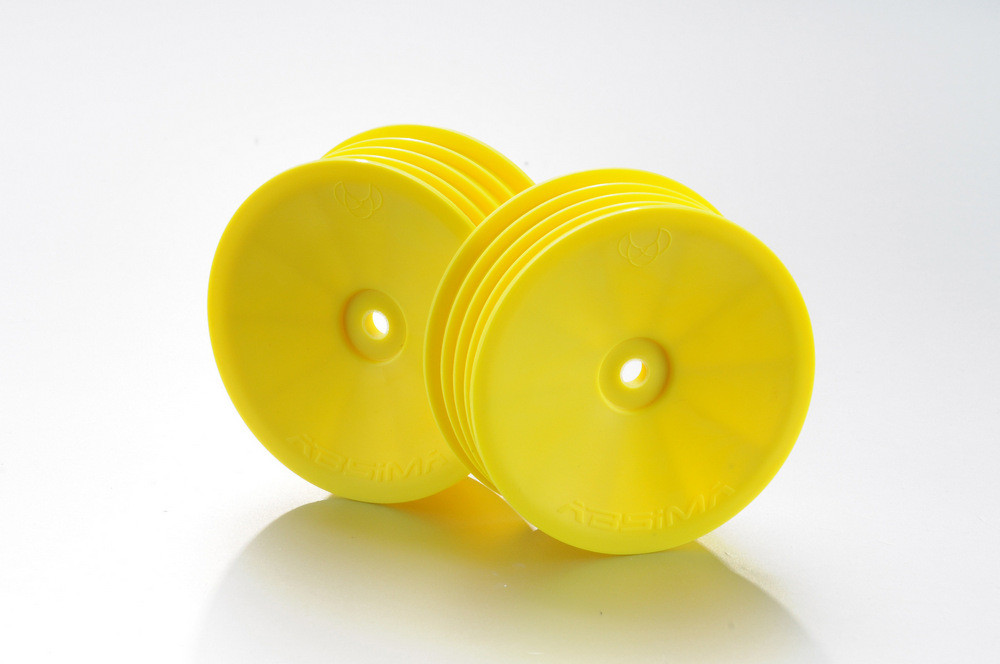 Absima 1:10 Off-Road 2WD Racing Front Rims Yellow (2) ( AB 2540002)