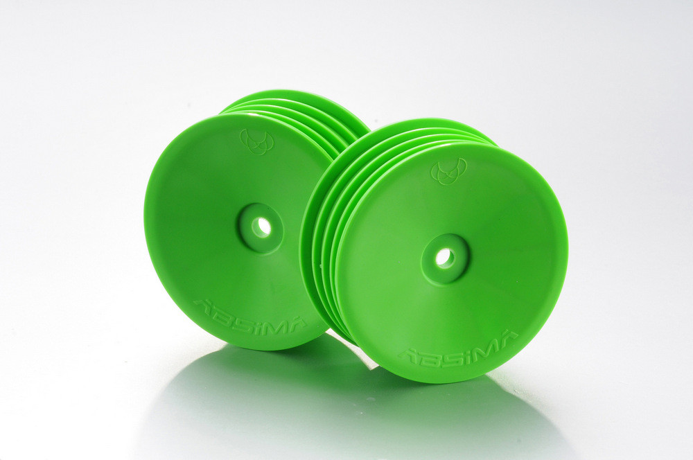 Absima 1:10 Off-Road 2WD Racing Front Rims Green (2) ( AB 2540003)