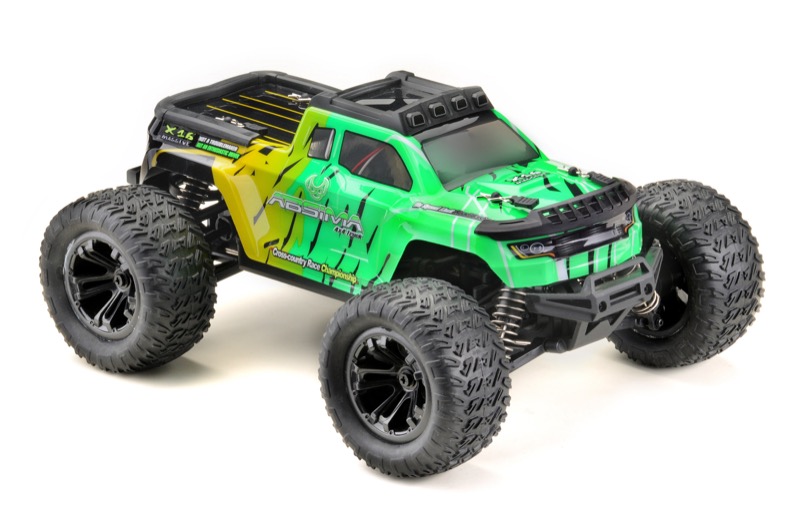 Absima 1:16 Monster Truck MINI AMT - Yellow/Green 4WD - RTR ( AB 16008)