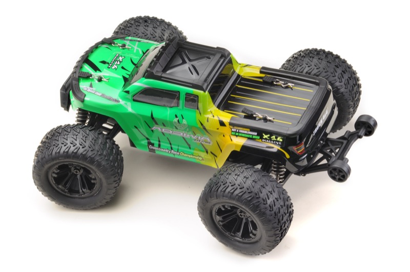 Absima 1:16 Monster Truck MINI AMT - Yellow/Green 4WD - RTR ( AB 16008)