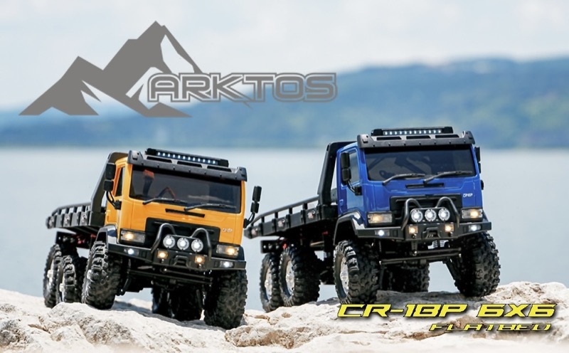 Hobby Plus 1:18 CR-18P "Tow Truck ARKTOS 6x6" Blue RTR (HBP1810431)