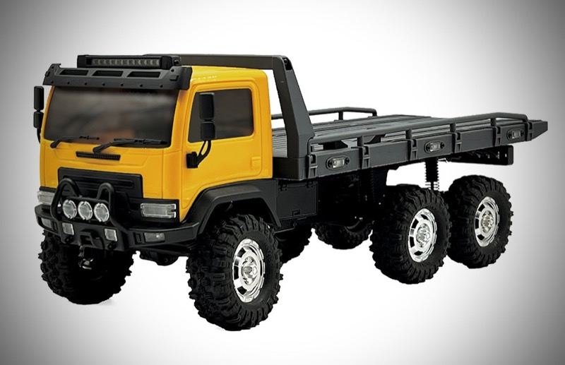 Hobby Plus 1:18 CR-18P &quot;Tow Truck ARKTOS 6x6&quot; Yellow RTR (HBP1810430)