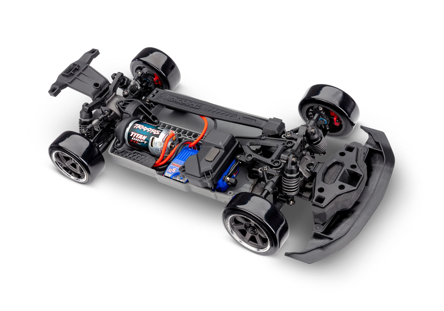 Traxxas 4-Tec Drift 2024 Ford Mustang 1:10 Electric 2WD, Red (TRX105237-4-RED)