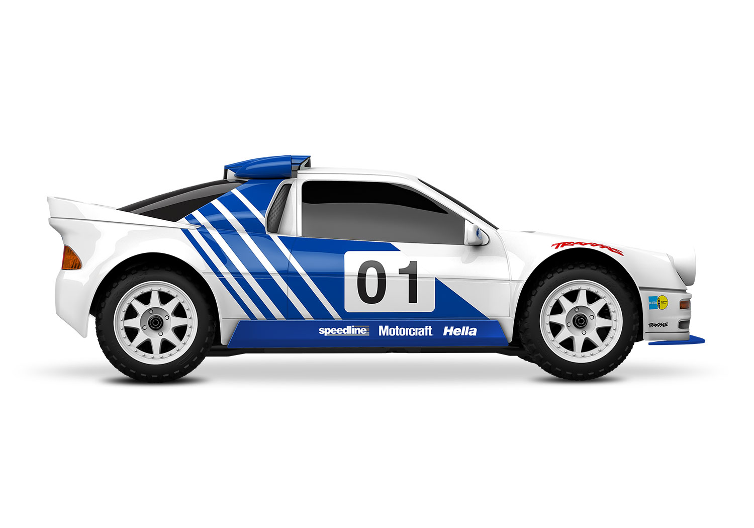 Traxxas Mini Rally VXL Ford RS200 4wd RTR - White (TRX108046)