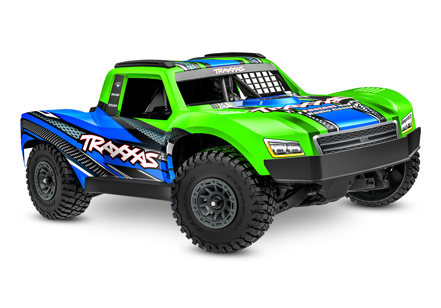Traxxas Mini Slash BL-2S 4X4 RTR Short Course Truck - Green (TRX108164-1-GRN)
