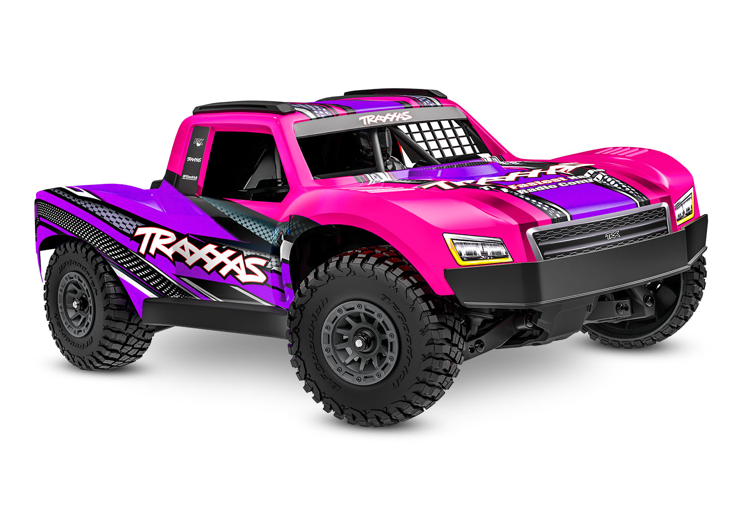 Traxxas Mini Slash BL-2S 4X4 RTR Short Course Truck - Pink (TRX108164-1-PINK)