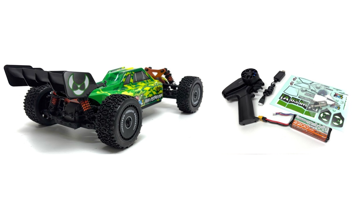 Absima 1:12 EP Buggy Neon Furry 4WD Brushless RTR - Purple  (12120)