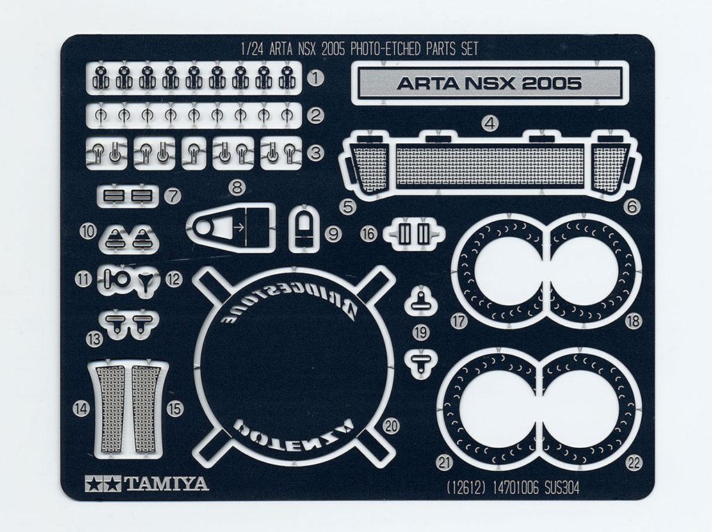 1/24 Tamiya ARTA NSX Photo etch Parts ( THC 12612)