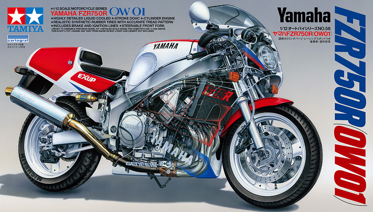 Tamiya 1/12 Yamaha FZR750R Superbike (OW01) ( THC 14058)