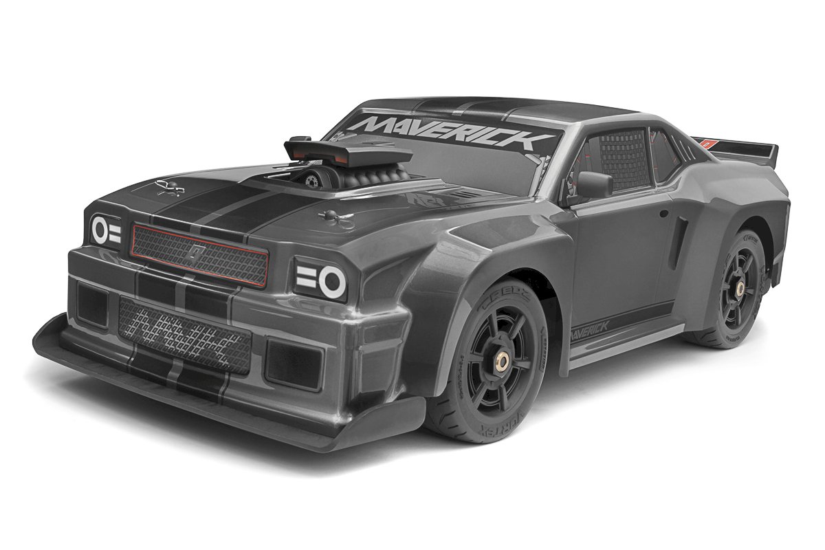 Maverick QuantumR Flux 4S 1:8 4WD Muscle Car - Grey (MV150311)