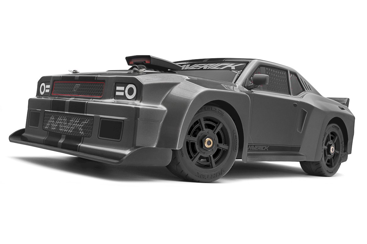 Maverick QuantumR Flux 4S 1:8 4WD Muscle Car - Grey (MV150311)
