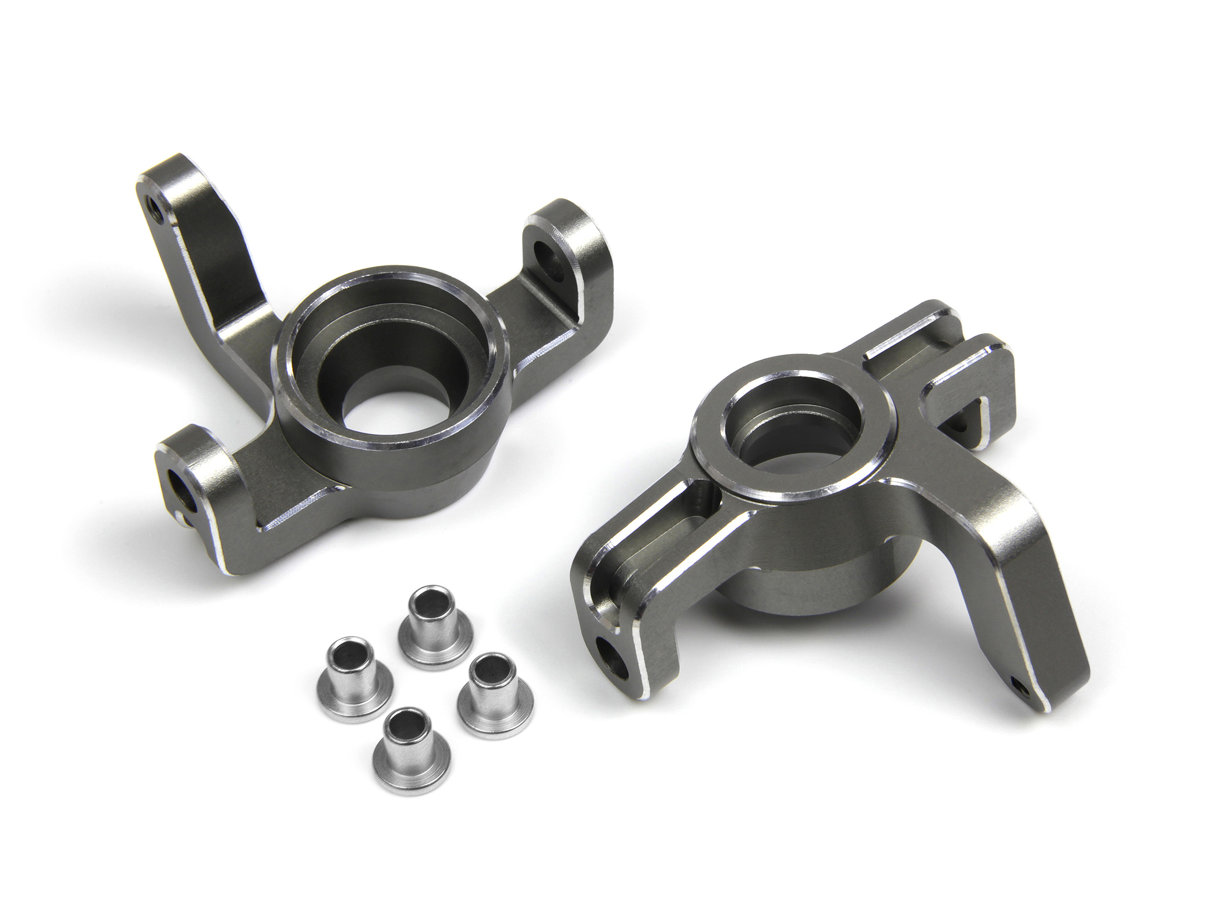 Maverick Aluminium Steering Spindle Set (Grey/Left/Right) (MV150485)