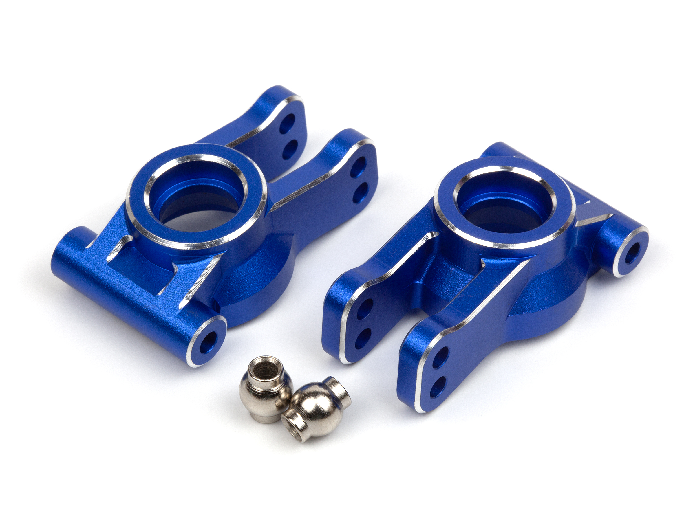 Maverick Aluminium Rear Hub Set (Blue/2pcs) (MV150489)