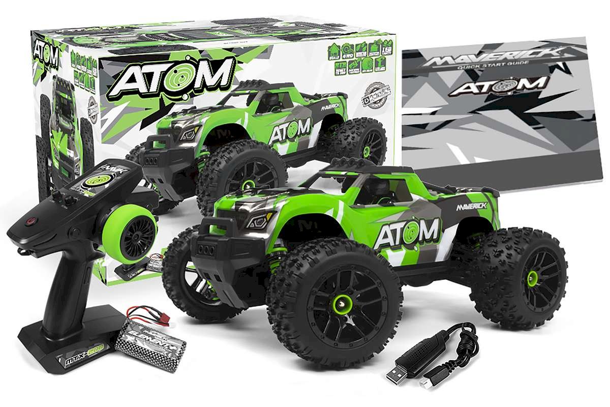 Maverick RC Atom 1:18 4WD Electric Truck - Green (MV150503)