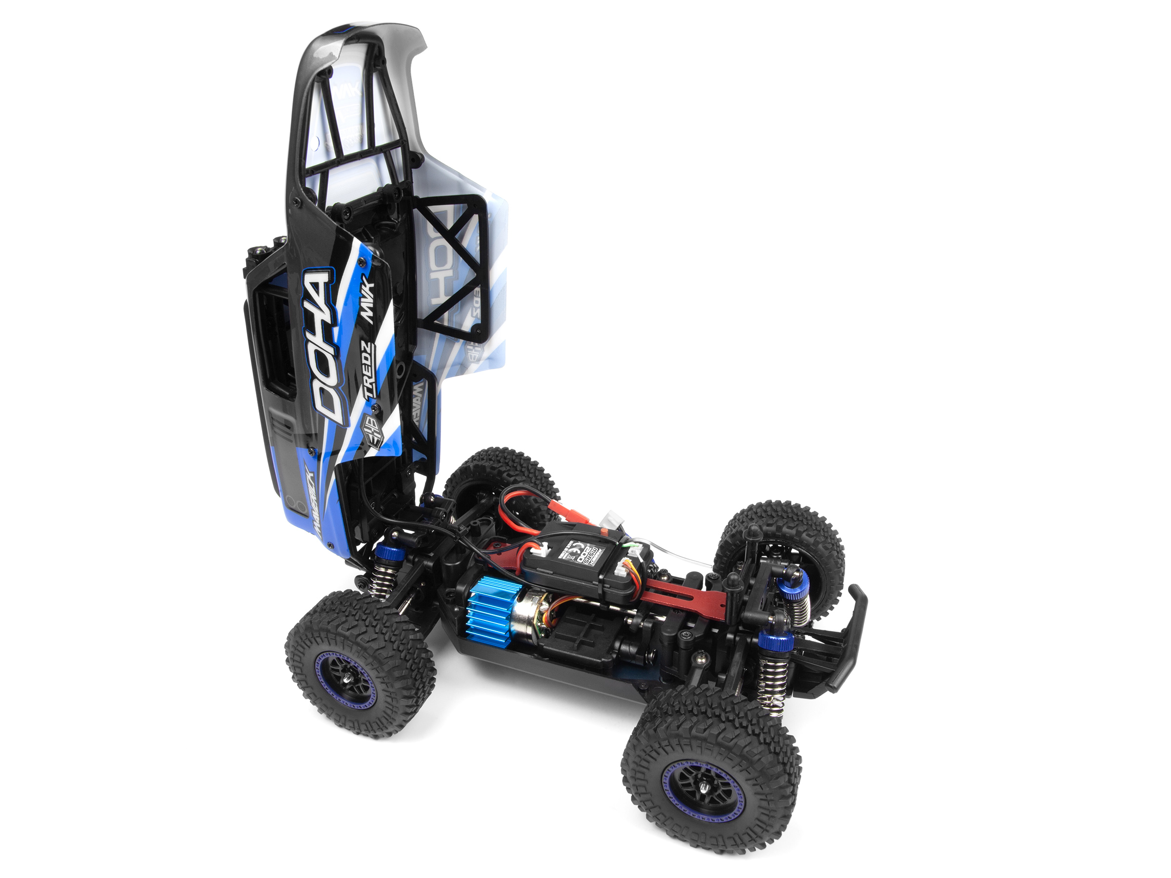Maverick RC Doha 1:20 4WD Electric Truck - Blue (MV150700)