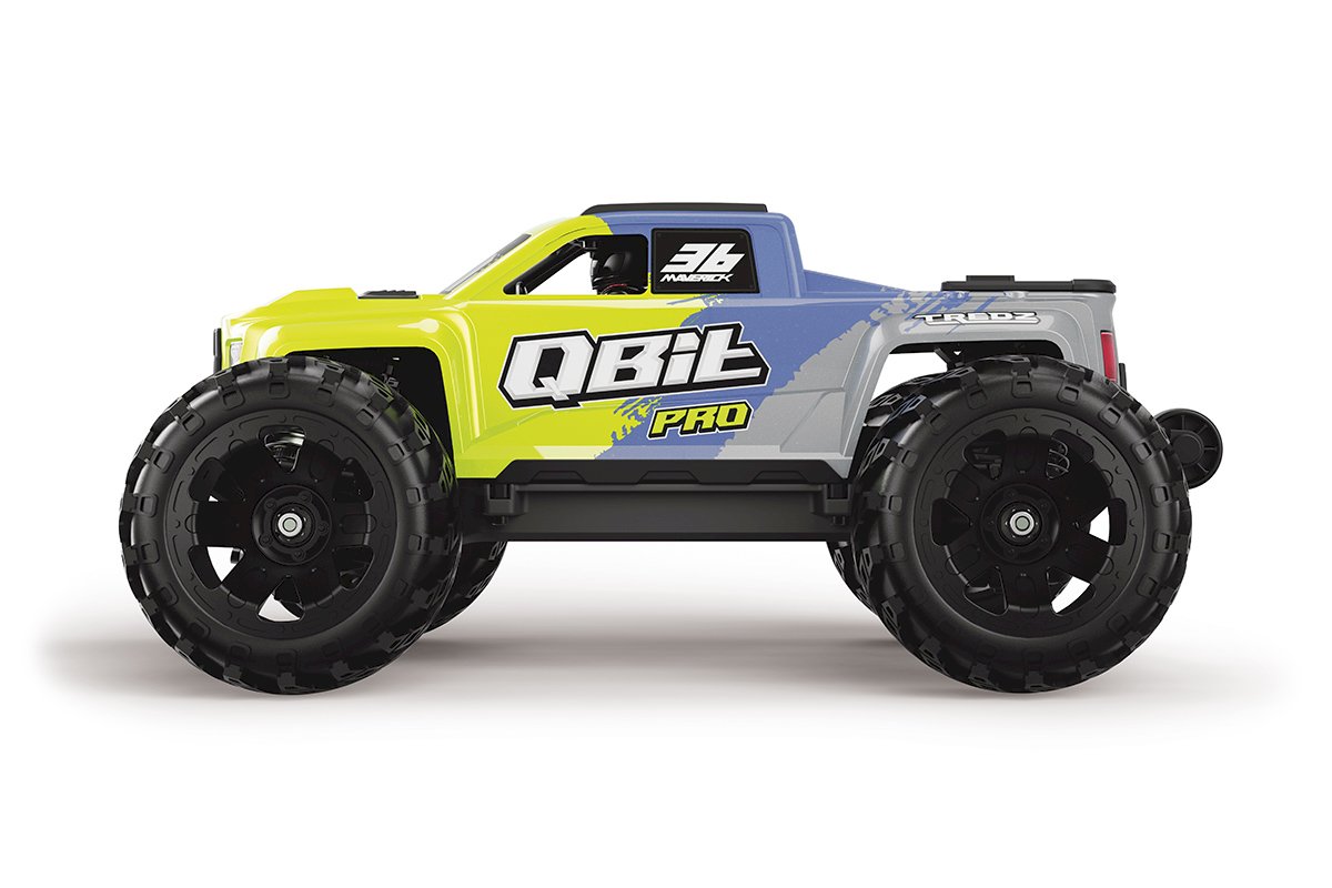 Maverick Qbit MT Pro 1/16th Monster Truck - Fluro Green (MV151002)