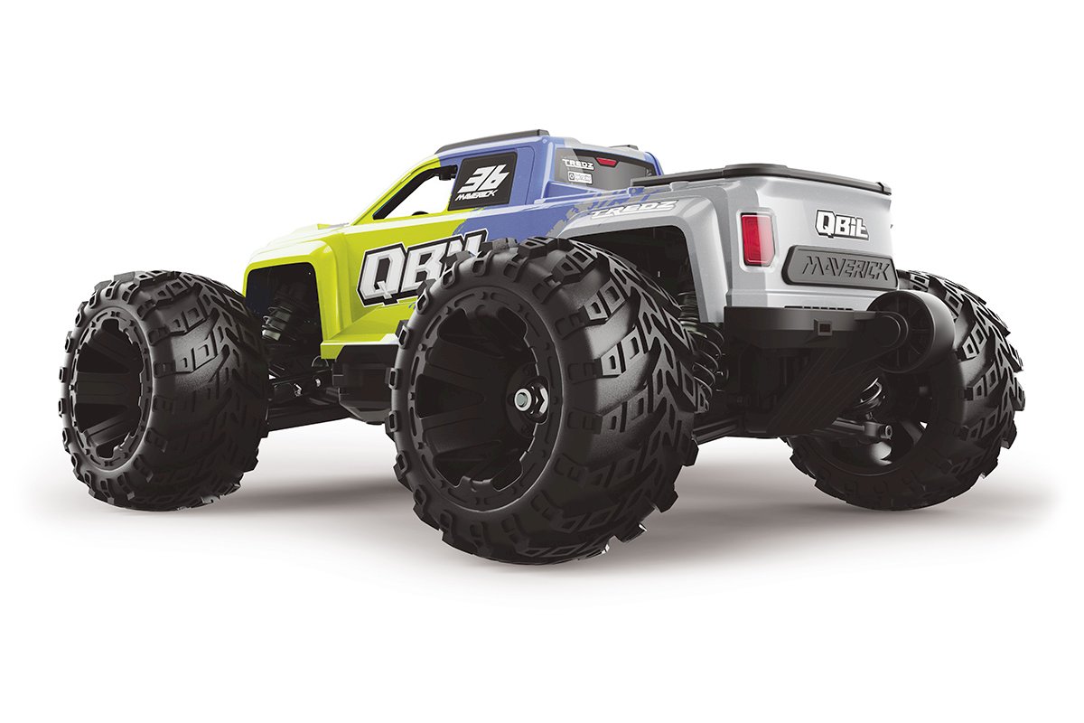 Maverick Qbit MT Pro 1/16th Monster Truck - Fluro Green (MV151002)