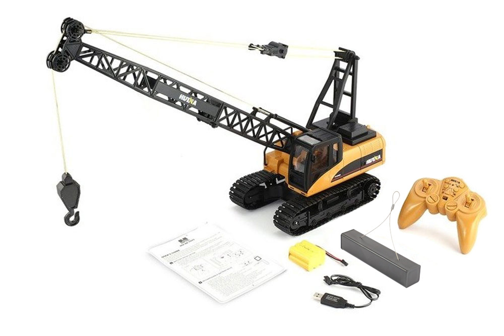 Huina 1/14 Scale Rc Crawler Crane 2.4G 15Ch W/Hook (CY1572)