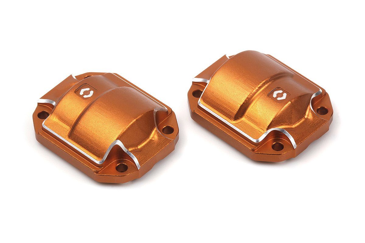 HPI Racing Aluminum Diff Cover (Orange/2pcs) (HP161143)