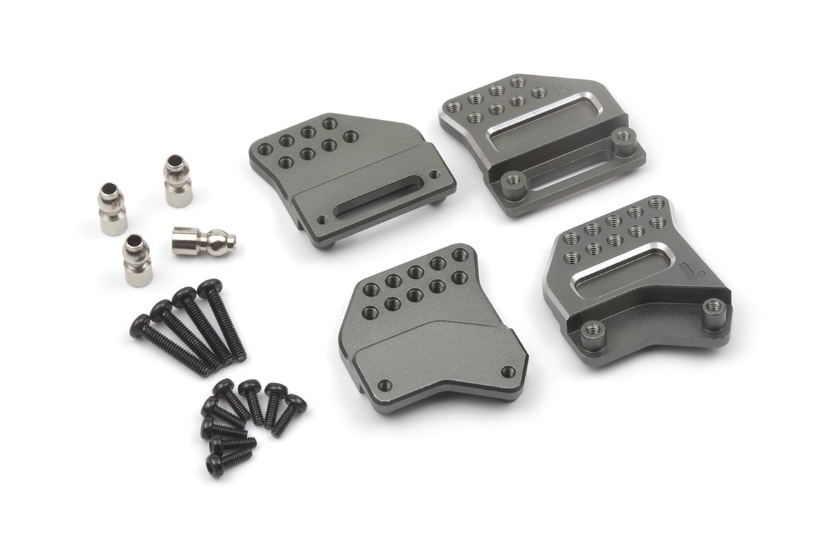 HPI Racing Aluminum Shock Tower Set (Gunmetal) (HP161149)
