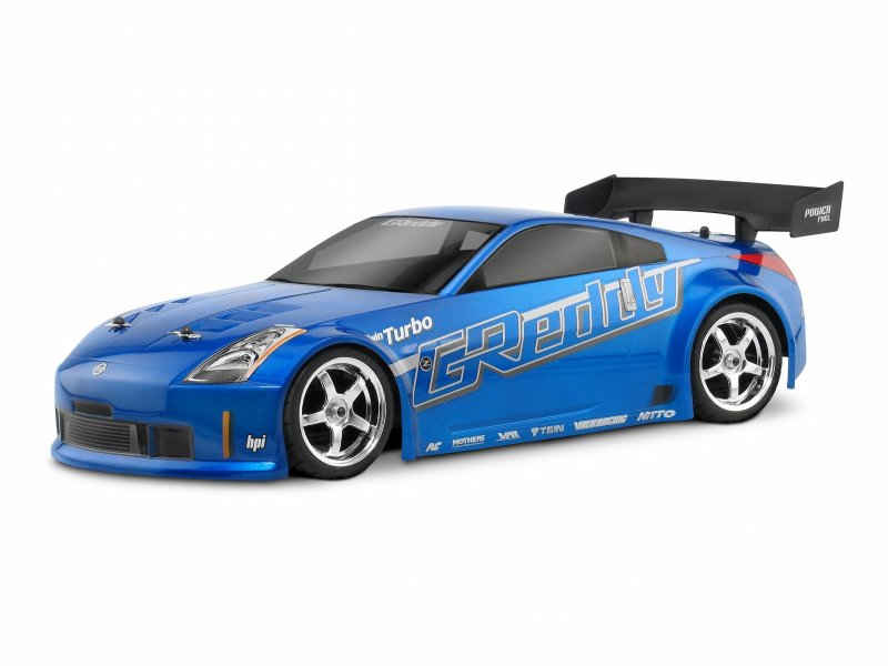 HPI Nissan 350Z Greddy Twin Turbo Body (190mm) (HP17218)