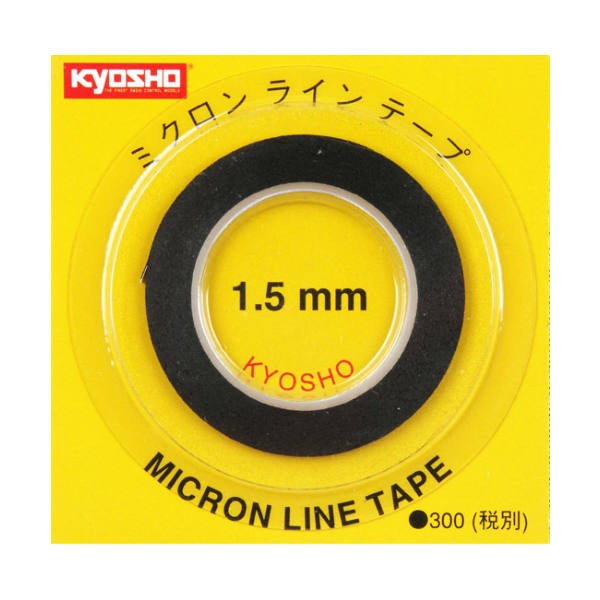 Kyosho Micron Tape 1.5mm x 8mm (Panel Line) (K.1842BK)